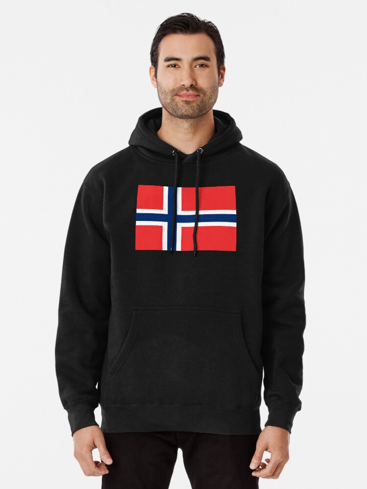 pullover jacket with norway flag