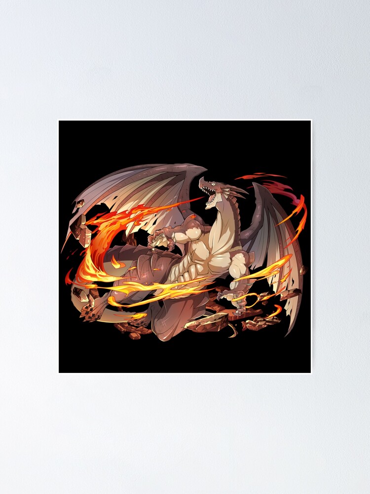 "Fairy Tail Igneel Fire Dragon " Poster By Artkilita | Redbubble