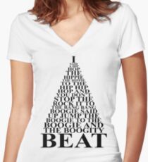Hippity Hop Women's Fitted V-Neck T-Shirt