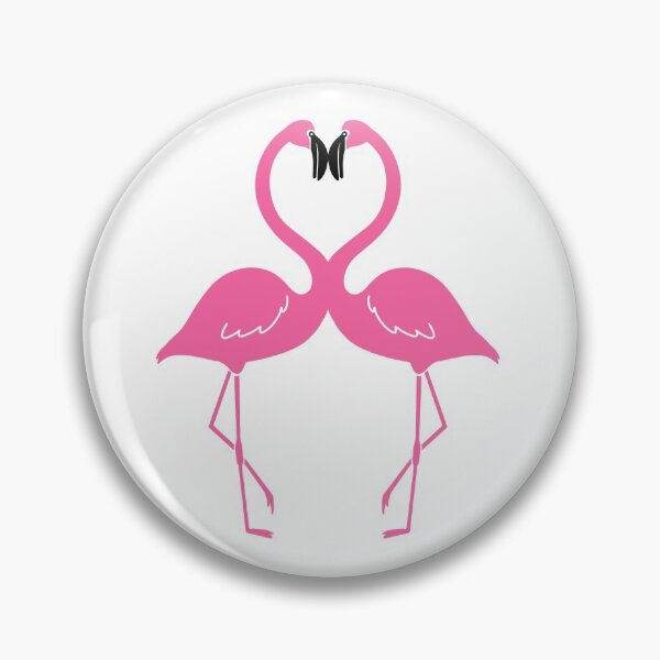 Artikelvorschau, Flamingo Liebe entworfen und verkauft von Kittyworks.