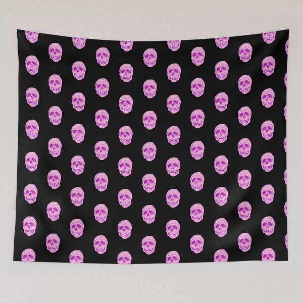 Item preview, Silver Shamrock Skull (Neon Pink) designed and sold by kate0326.