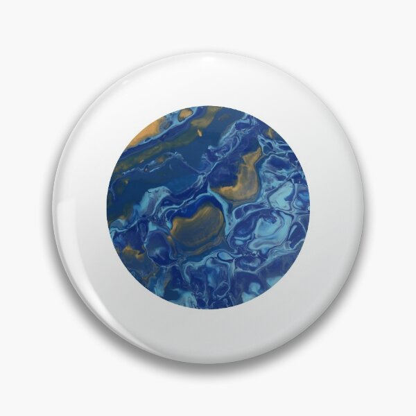 Artikelvorschau, Blau und Gelb / Acryl Gießen entworfen und verkauft von Nathalie Aynié.