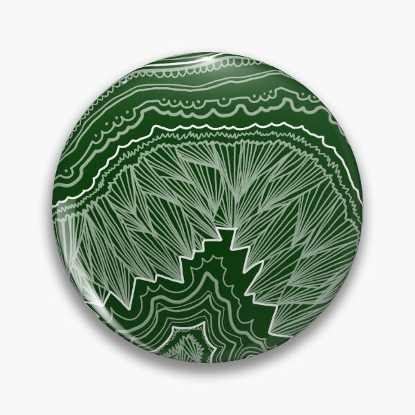 Item preview, Forest Green Geode designed and sold by ColorObsession.