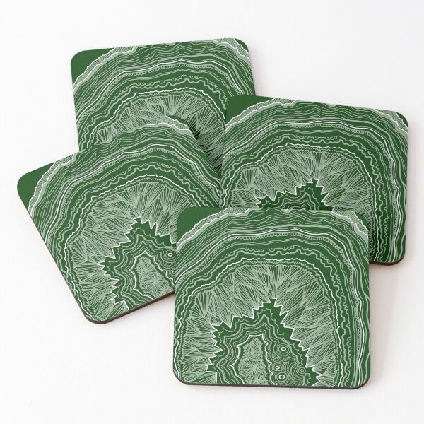 Item preview, Forest Green Geode designed and sold by ColorObsession.