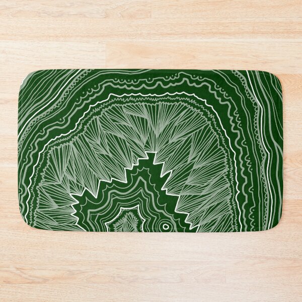 Item preview, Forest Green Geode designed and sold by ColorObsession.