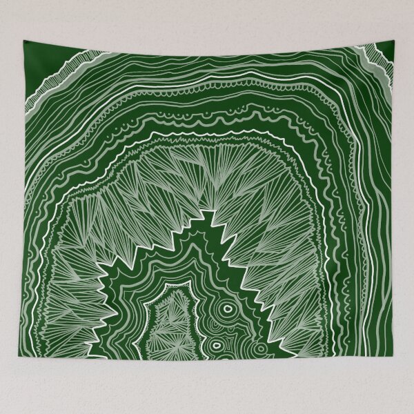 Item preview, Forest Green Geode designed and sold by ColorObsession.