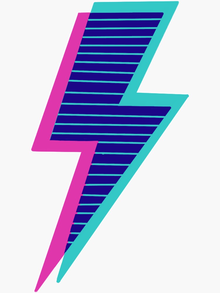 "Lighting Bolt Sticker" Sticker for Sale by gabidesigns Redbubble