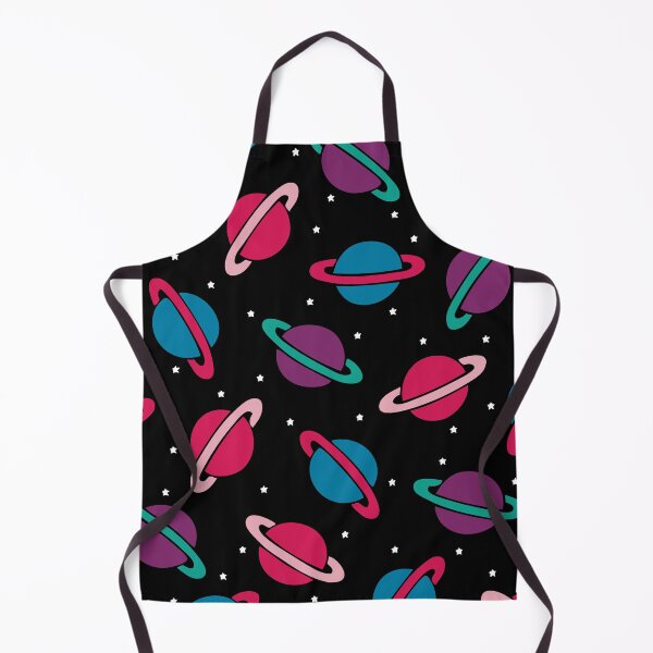 Item preview, Neon Space Planets Pattern designed and sold by evannave.