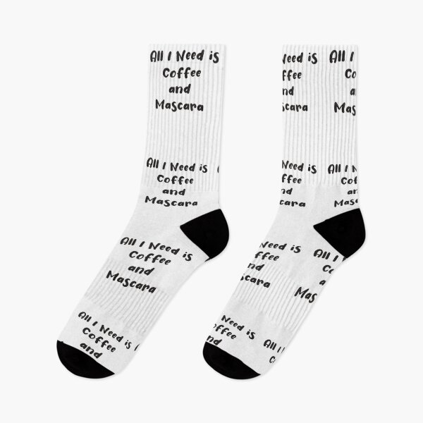 Item preview, All I Need Is Coffee and Mascara | Black Version designed and sold by kindxinn.