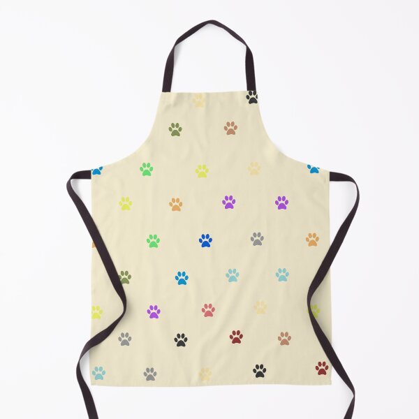 Item preview, colorful footprints cat dog designed and sold by ZiphGames.