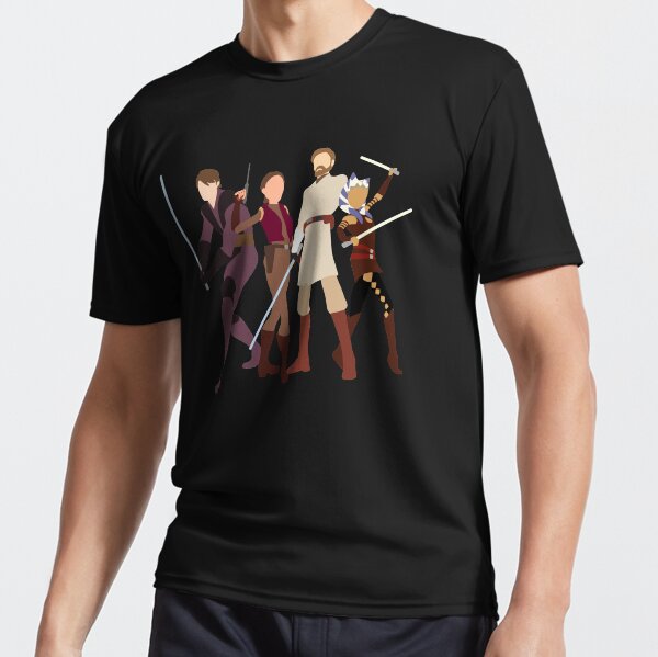 Anakin, Padmé, Obi wan and Ahsoka clone wars Active T-Shirt