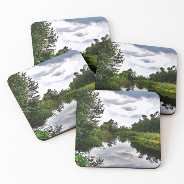 Item preview, Landscape beautiful lake and trees designed and sold by PeppaThePenguin.