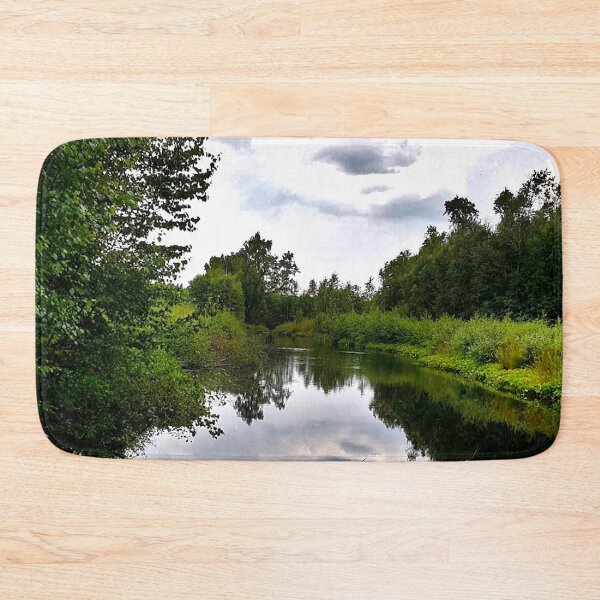 Item preview, Landscape beautiful lake and trees designed and sold by PeppaThePenguin.