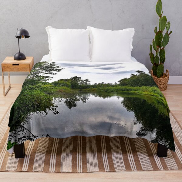 Item preview, Landscape beautiful lake and trees designed and sold by PeppaThePenguin.