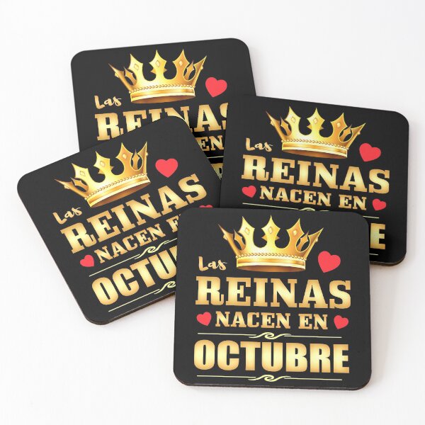 Item preview, Las Reinas Nacen en Octubre Feliz Cumpleanos designed and sold by NUMAcreations.