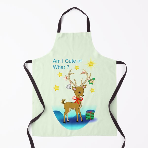Item preview, Cute Deer, Christmas and Holiday Fantasy Collection designed and sold by Sharon Schwalbe.