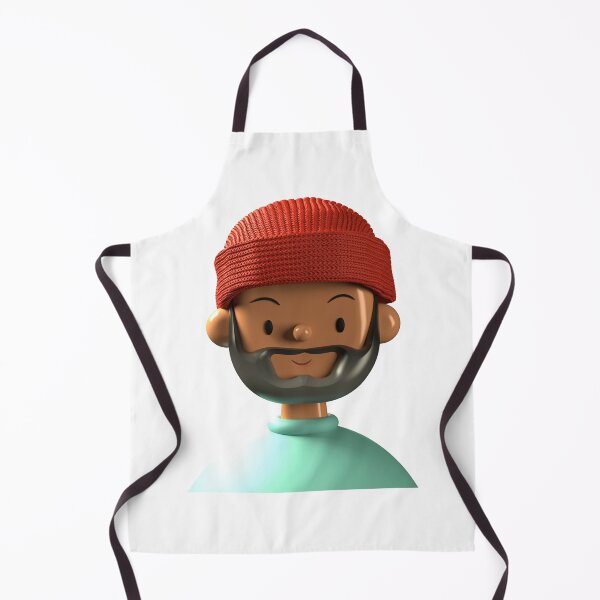 Item preview, Funny black bearded man Leonhard designed and sold by MHerzel.