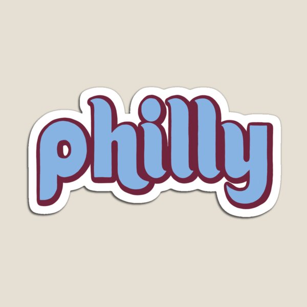 Retro Phillies Logo Sticker for Sale by Mckenna M.