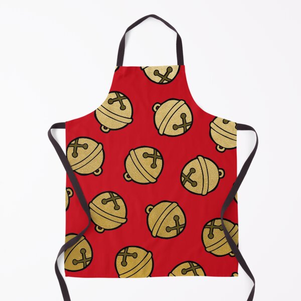 Item preview, Jingle Bells Christmas Pattern in Gold and Red designed and sold by evannave.