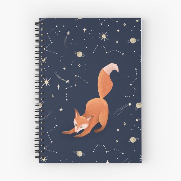 Item preview, Red fox with stars galaxy pattern designed and sold by KrollQueen.
