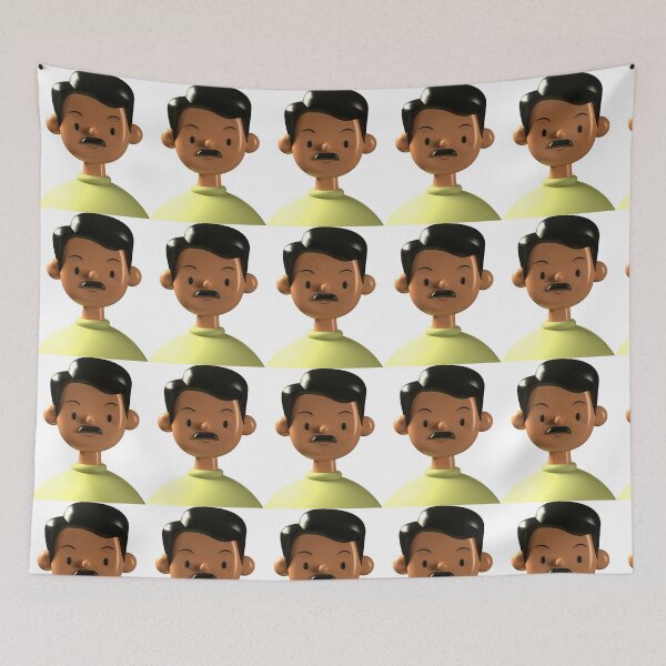 Item preview, Funny mustache man Adi designed and sold by MHerzel.