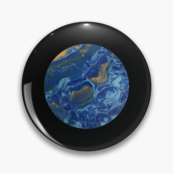 Artikelvorschau, Blau und Gelb / Acryl Gießen entworfen und verkauft von Nathalie Aynié.