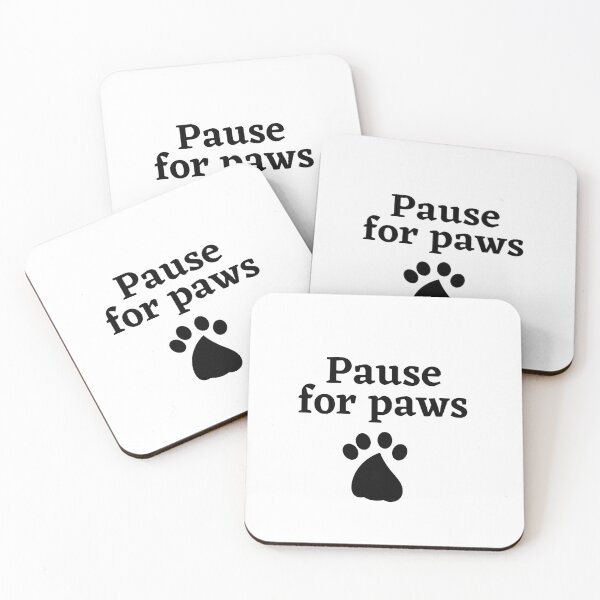 Item preview, Pause for paws  designed and sold by Cheryl Altschuler.
