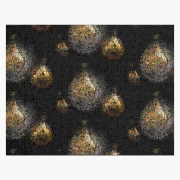 Three Olive Oil Bottles Patterned Jigsaw Puzzle