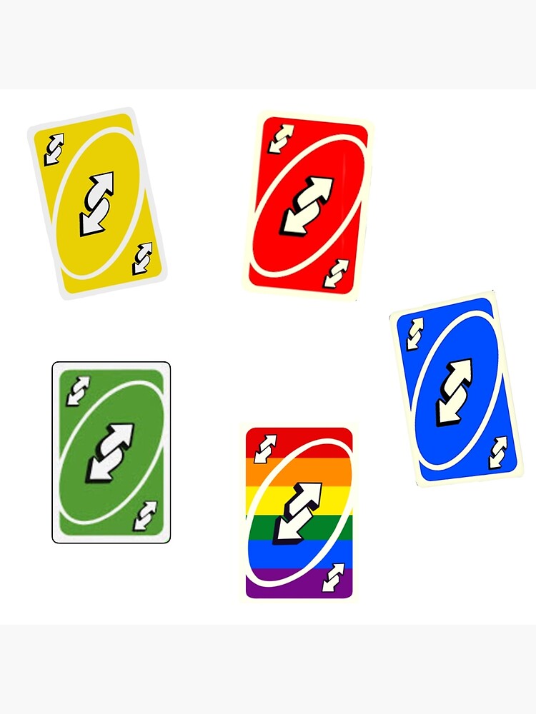 Reverse Uno Card - Hard Card