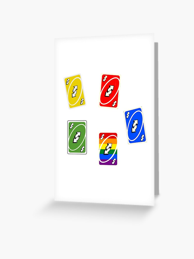 Uno Reverse Greeting Cards for Sale