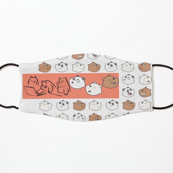Escandalosos | osos Chibi | ositos | bears Mascarilla para niños