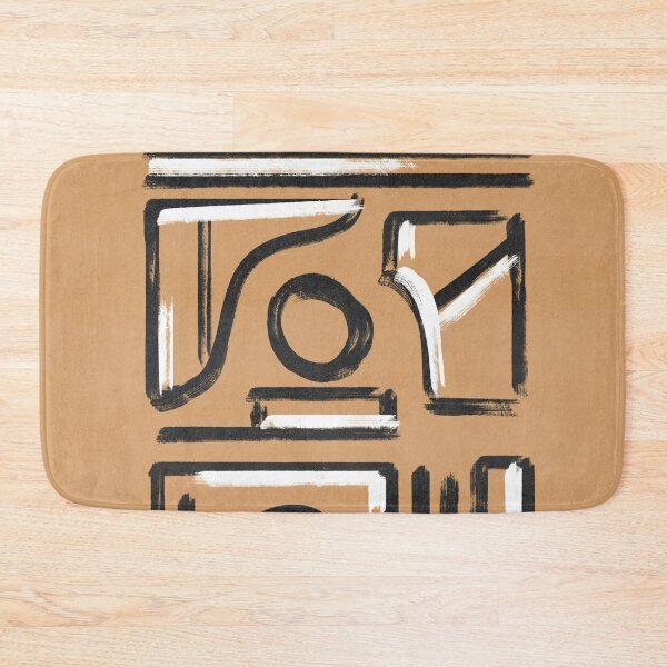 Item preview, Black and white on Kraft paper earth texture #135 designed and sold by Lola Terracota.