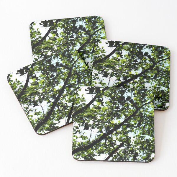 Item preview, Leaves Tree Top Sunlight Pattern designed and sold by PeppaThePenguin.