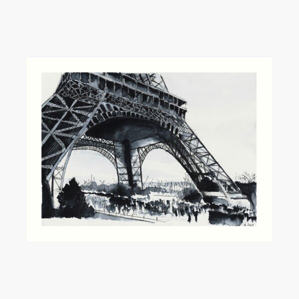 Tour Eiffel - Watercolor Art Print