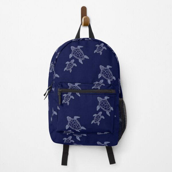Item preview, Tranquil Turtle - Navy designed and sold by HannahHollyArt.