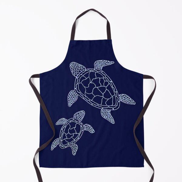 Item preview, Tranquil Turtle - Navy designed and sold by HannahHollyArt.