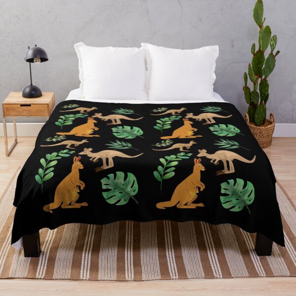 Item preview, Cute Kangaroo Animal Pattern designed and sold by RobomShop.
