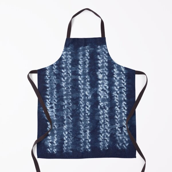 Item preview, Textile Art Indigo Blue Shibori Dyed Pattern,Traditional Japanese Tie Dye designed and sold by Michelebuttons.
