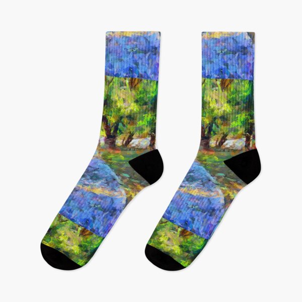 Item preview, Oil drawings paintings with lovely landscaping  designed and sold by jotcar.