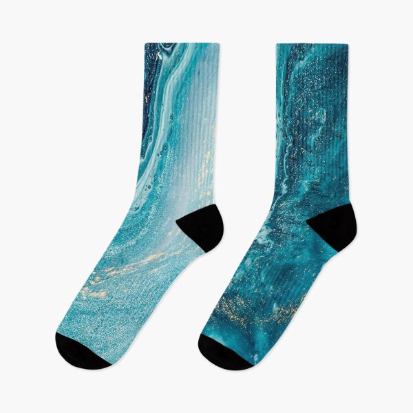 Item preview, Azure, teal, aqua and gold marble texture designed and sold by NordicSommer.