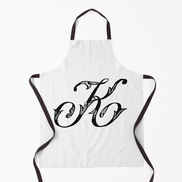 Item preview, Vintage Stylish Black and White Monogram Letter K designed and sold by Vintage-TM.