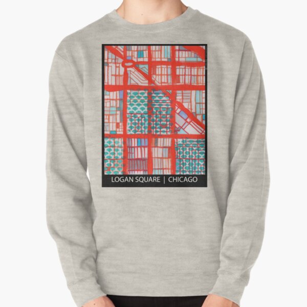Logan Square, Chicago Pullover Sweatshirt