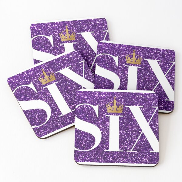 Item preview, Purple sparkle SIX the musical poster designed and sold by emilythealto.