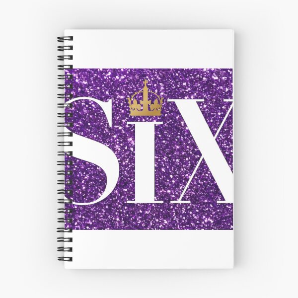 Item preview, Purple sparkle SIX the musical poster designed and sold by emilythealto.