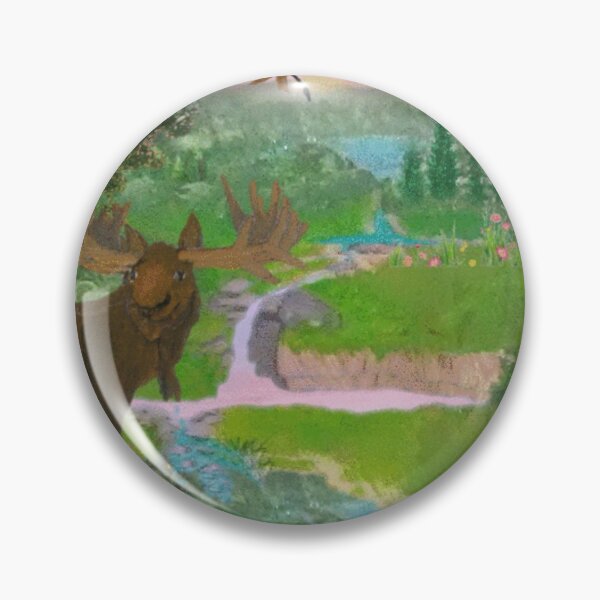 Item preview, animals at the river designed and sold by BellsPainting.