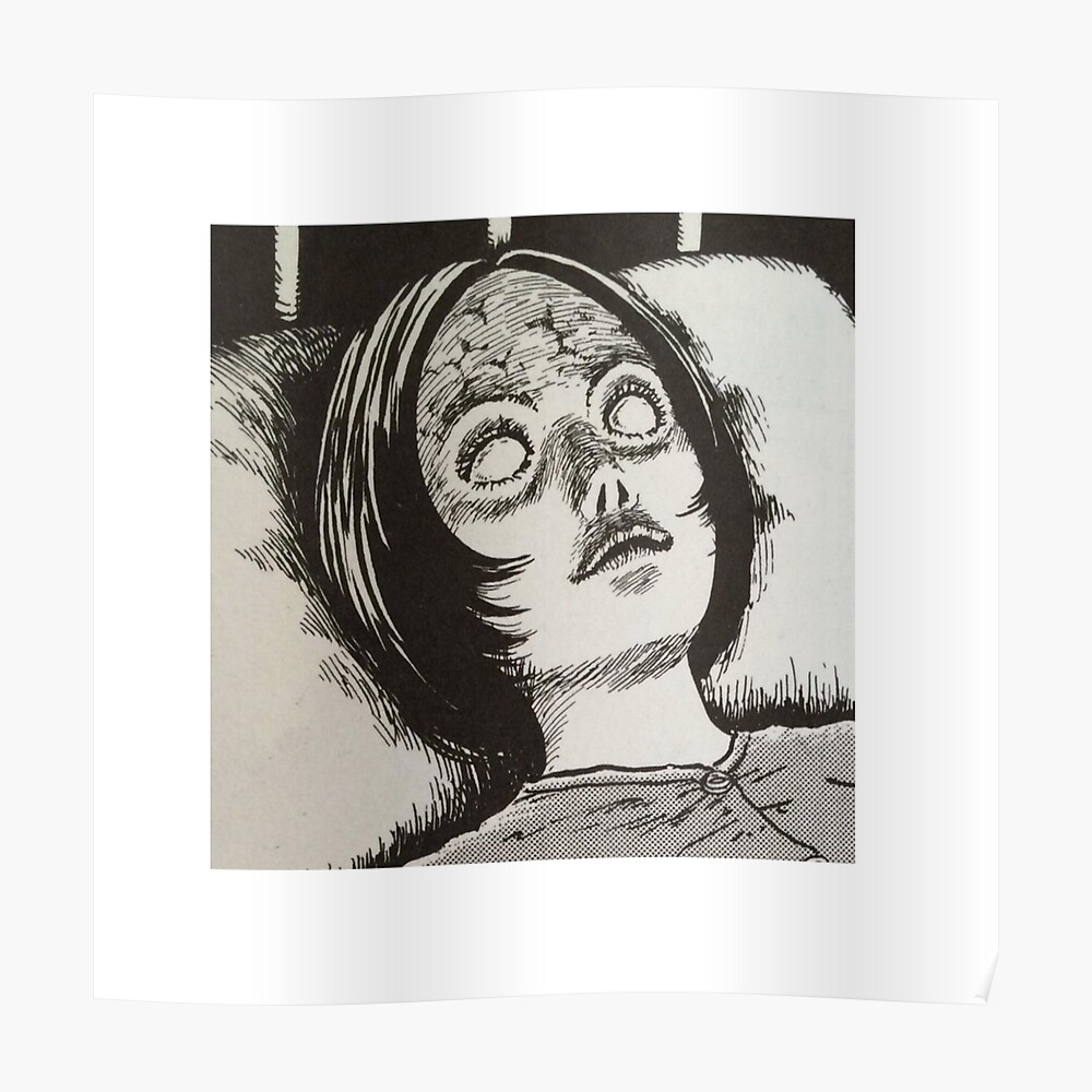 Junji Ito Endless Dream Girl Patient Mask By Garrygalv Redbubble