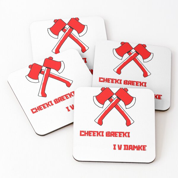 Item preview, ¡Cheeki Breeki y Damke! apo postal rusa designed and sold by cool-shirts.