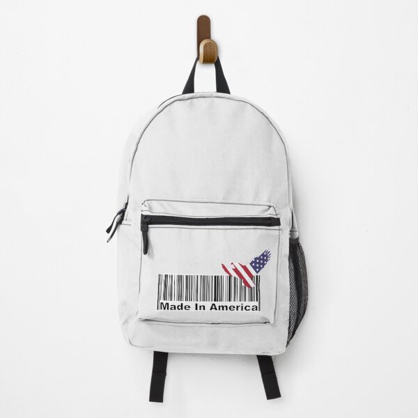 Item preview, Made In America Barcode with Flying Bald Eagle designed and sold by SuperDragon.