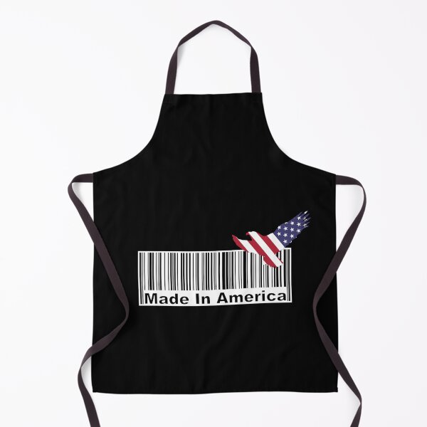 Item preview, Made In America Barcode with Flying Bald Eagle designed and sold by SuperDragon.
