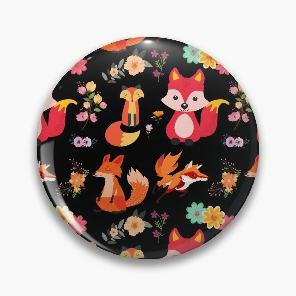 Item preview, Cute Fox Animal Pattern designed and sold by RobomShop.